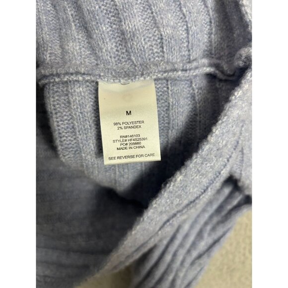 Hippie Rose Juniors' Ribbed Rustic Blue Sweater Medium NWT's. - Picture 7 of 8